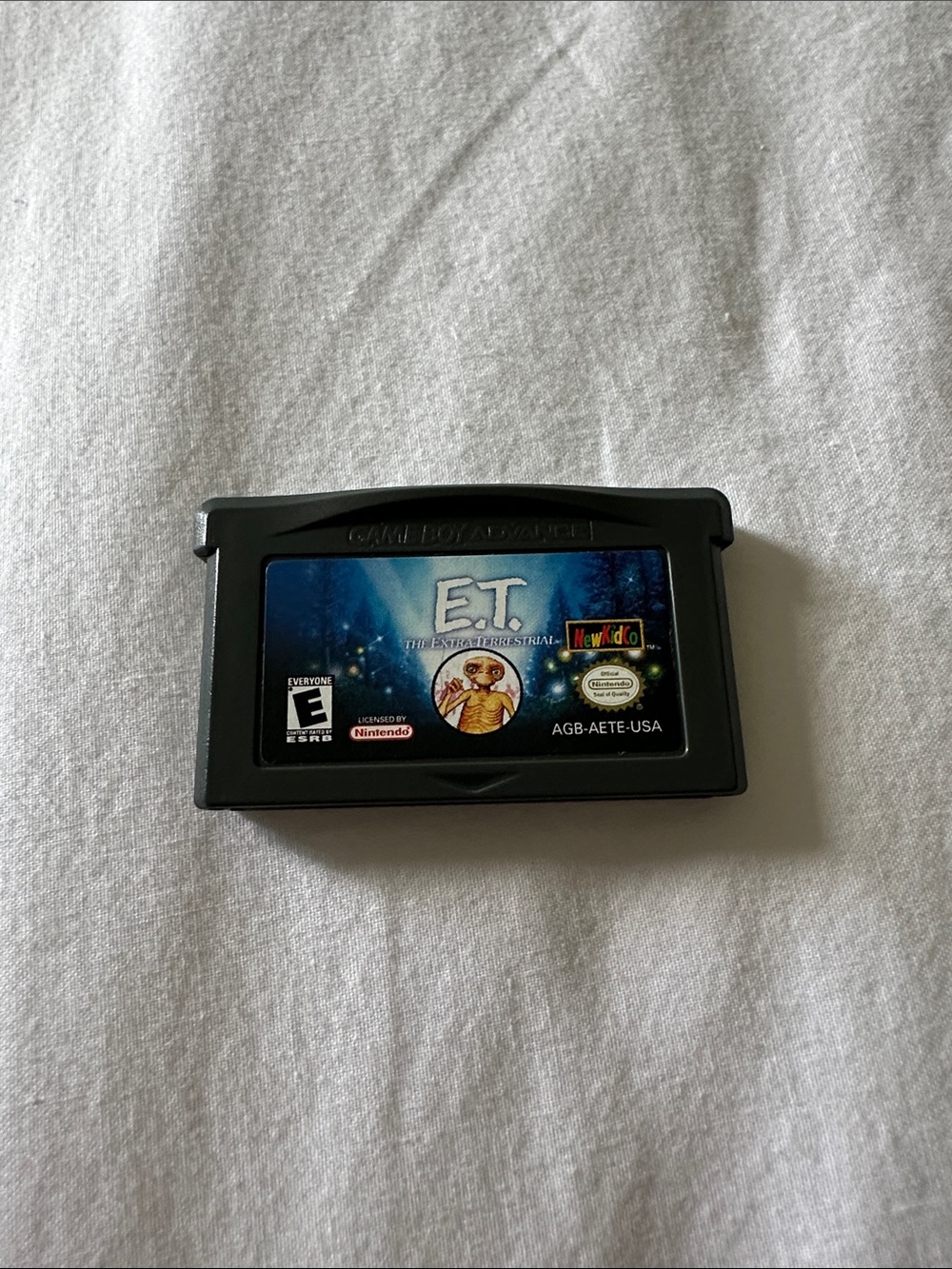 Nintendo Game Boy Advance E.T. The Extra-Terrestrial Game Cartridge - Black